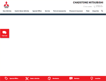 Tablet Screenshot of chadstonemitsubishi.com.au